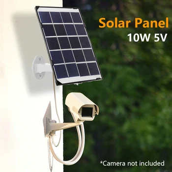 10W de Células Solares Carregador de 5V USB de Carregamento Portátil Painéis Solares Monocristalinos para a Pequena Casa da Luz/ao ar livre Câmera