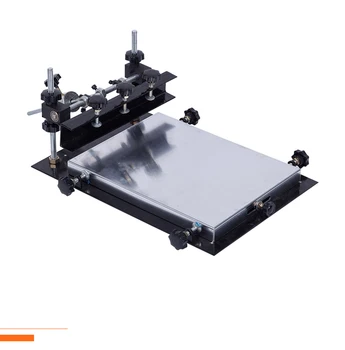 32x22CM Manual de Tela de Seda Estação de Solda Impressora Ajustável SMT Estêncil Máquina de Impressão