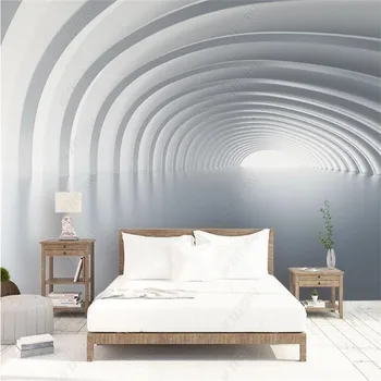 3D Estéreo Espaço Papéis de Parede Decoração Home 3D Personalizado, Sala de estar, Quarto Extensão de Espaço Mural de Papéis de parede Papel De Parede 3d