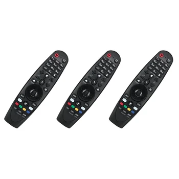 3X de Controle Remoto AEU Magia de UM MR18BA/19BA AKB753 75501MR-600 Substituição Para LG Smart TV(Infravermelho)