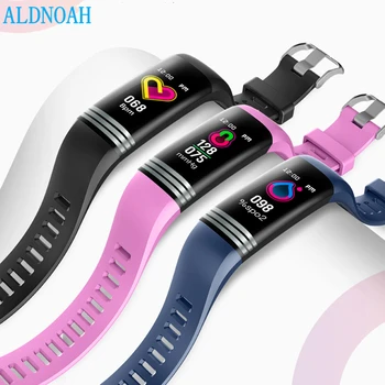 ALDNOAH Smart Watch Homens Mulheres Monitor de Ritmo Cardíaco e a Pressão Arterial de Fitness Tracker Smartwatch Relógio do Esporte para ios android