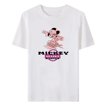 Disney T-Shirts MICKEY Família Roupas de Filho do Pai de Simba Impressão da Moda de T-Shirts de Lazer de Estilo Moderno Tshirts