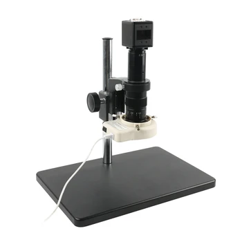 Industrial VGA Microscópio Câmara 120X 180X 300X C-MOUNT Lente 56 DIODO emissor de Luz Para a placa do Telefone Chip de Reparo de Solda