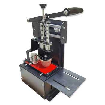 Manual de Tinta Lacrados Copa do Pad Impressora Pequeno Tinteiro de Impressão da Almofada Máquina de Deslocamento Prima 100x200mm MINI LED exposição MachineMachine
