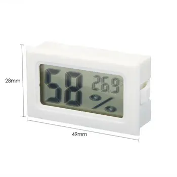 Mini LCD Digital Termômetro Medidor de Umidade Medidor Higrômetro Uso interno