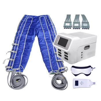 3 EM 1 Pressoterapia equipamento de infravermelho distante aquecida cobertor / elétrica muscular estimular massagem