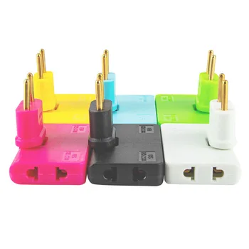 3* Rodar Plug Ue Converter Um Em cada Três de 180 Graus Ficha de Extensão Multi-plug Mini Slim sem Fio Adaptador de Tomada Luz Conveniente