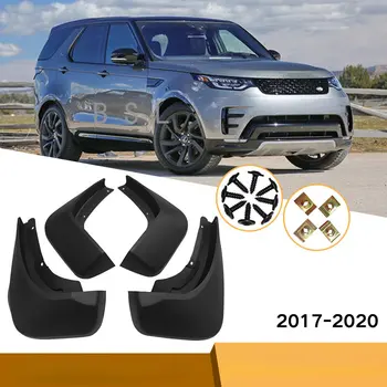 4x Moldado Carro Mudflaps Dianteiro e Traseiro, pára-lamas Para 2017-2020 Land Rover Discovery 5 resguardo Carro fender Chamas