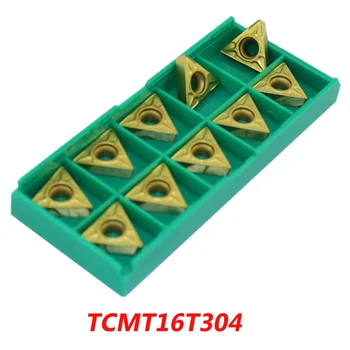 Frete grátis TCMT16T304 Indexáveis de metal duro desvio Torno Pastilhas de corte para STFCR Torno Titular