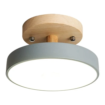 Luzes de teto LED Moderna Nórdicos Madeira equipamento de Iluminação Interior Luminárias, Cozinha Vivendo Quarto de Banho