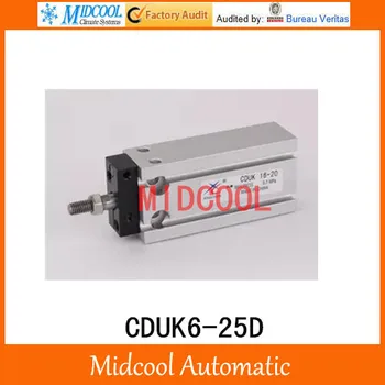 Multi-posição livre de instalação do cilindro CDUK6-25D furo de 6mm curso 25mm