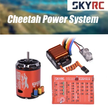 SkyRC Chita 1/10 60A Sensored ESC + Chita De 10,5 T o Motor sem Escova 3250KV Programa de Cartão de Combinação de Sistema de Energia para 1/10 1/12 Carro RC