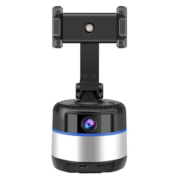 Telefone inteligente móvel ficar AI a detecção de rosto selfie cardan monte de rotação de 360 objeto de acompanhamento de telefone do suporte de tripé