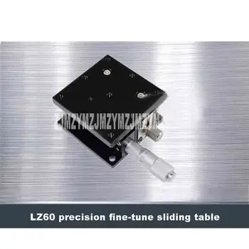 Óptica do Eixo Z LZ60 de Alta precisão Micrométrica ajustar o Deslocamento da Plataforma de apresentação de Tabela de Estágio de Nível Levantador De 20,4 N(3kgf) 60*60mm