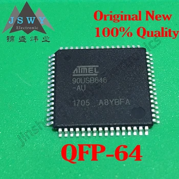 1-10PCS AT90USB646-AU AT90USB646 TQFP64 8-bits do Microcontrolador Microcontrolador da Marca 100% Novo Original em Estoque frete Grátis