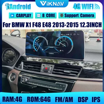 12.3 polegadas Android 10.0 Rádio do Carro BMW X1 F48 E48 2010-2012 Navegação do GPS do Carro do carro Original, sem tela tereo Carpla