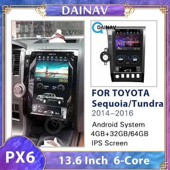 13.6 polegadas Android Carro Autoradio Player para Toyota Tundra 2010 Sequoia 2010, o Carro Multimídia Vídeo Player GPS de Navegação unidade de cabeça