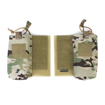 2 PCES/Monte Exterior Tactical Vest JPC2.0 Rádio Bolsa Saco Conjunto De Airsoft Colete De Acessórios Saco