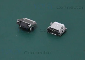 (20 pcs/lote) Micro USB 5pin Conectores Fêmea de ajuste para o MINI PAD, MP4, Tablet, Telemóvel
