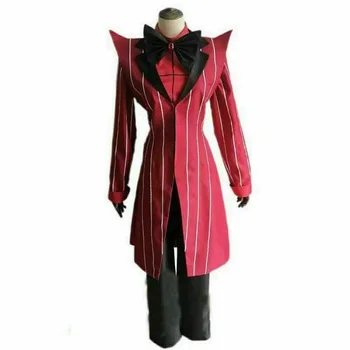 2021 hotel uniforme cosplay para adultos traje de Halloween traje vermelho