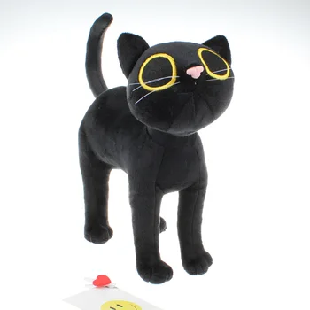 28cm de Novo No Bonito Gato Preto Plushies Anime de Pelúcia, Quarto Bonito Decoração Cosas Kawaii Brinquedos de Pelúcia Para Crianças Presentes