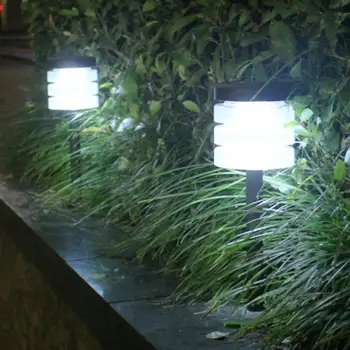 2pcs Diodo emissor de luz Solar do Sensor de Luz do Gramado ao ar livre Impermeável Paisagem Decoração Lâmpada da Noite Para o Jardim do Pátio