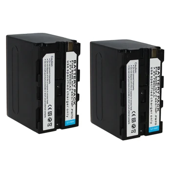 2Pcs NP-F960 NP-F970 Câmara baterias Recarregáveis NP F960 NP F970 Bateria para SONY MC1500C 190P 198P F950 MC1000C TR516 TR555