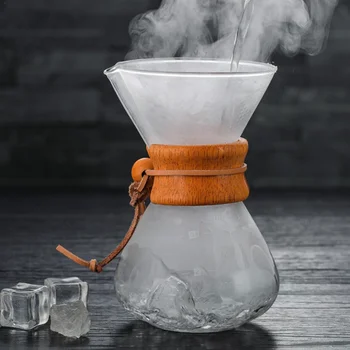 400ml de Café Pote de Vidro Reutilizáveis de Café de Filtros de Aço Inoxidável de Café de Coador de Gotejamento Chaleira Infusor de Chá de Filtro de Garrafa de Água de