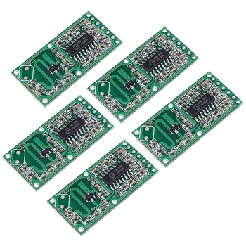 5 PCS micro-ondas Doppler Detector de Movimento Sensor de RCWL-0516 Conselho Módulo de Mudar Para o Arduino Raspberry PI