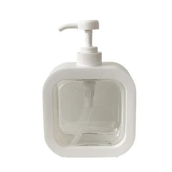 500ml de Plástico de garrafas Vazias Prima o Tipo de casa de Banho Portátil de Armazenamento Sub Engarrafamento De Líquidos Emulsão Shampoo Garrafas Reutilizáveis