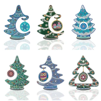 5D DIY Diamante Pintura Árvore de Natal de Artesanato Enfeites de Diamante Mosaico de Acrílico, Decorações de Natal, Decoração Navidad Presentes