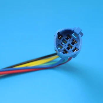 7pins 150mm Ou 450mm de cabo longo cablagem do interruptor interruptor conector de fios ( IB22L-S2/150/5 para 22mm RGB illuminted botão de pressão )