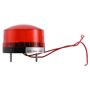 AC 220V Industrial LED Flash Strobe Luz de Aviso de Acidente Lâmpada Vermelha LTE-5061 De