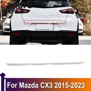 Acessórios do carro Para Mazda CX CX3-3 2015-2021 2022 2023 Traseira, Tampa do porta-malas de Moldagem Tampa Traseira Tira Decoração do Aço Inoxidável