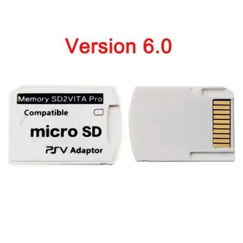 Adaptador de Cartão de memória Para Sony PlayStation VITA V6.0 SD2VITA Pro Henkaku 3.65 Sistema de 1000 2000 TF Cartão MicroSD forPSV Conversor