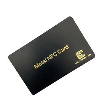 Alta qualidade de metal do cartão NFC, oculto chip NFC leitura rápida NFC cartão de visita