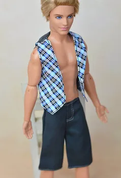 Alta Qualidade feitas à mão Shorts Calças Para o Namorado da Barbie o Ken Doll Roupas Casuais Para a Boneca do sexo Masculino Roupas de Boneca Para BJD Boneca de Brinquedo