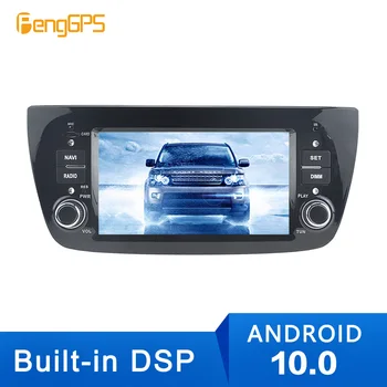 Android 10.0 Rádio Estéreo, GPS, Leitor de DVD do Carro da FIAT DOBLO/Opel Combo/Tour de navegação Multimédia Automático de IPS edifício unidade DSP