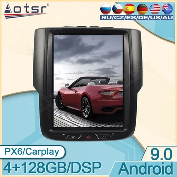 Android 128G Leitor Multimédia Para Dodge RAM 1500 2500 3500 auto-Rádio, Vídeo de Tesla em seu GPS de Navegação Auto DVD 4G LTE Estéreo 2Din DPS