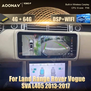 Android auto-Rádio Leitor de Multimídia Para Terra Range Rover Vogue SVA L405 2013-2017 Tela autoradio auto rádio carplay