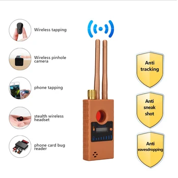 Anti Candid Camera Detector para a Lente da Câmera GSM Dispositivo Localizador de radiofrequência sem Fios de Bug Detector de Sinal de Rádio Scanner