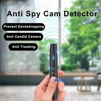 Anti Espião Câmera Detector de Caneta sem Fio RF Sinal de Escutas Pinhole Oculto Cam Áudio GSM Bug GPS, escuta telefônica Dispositivo de Scanner