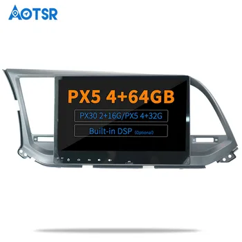 AOTSR Android 9.0 / 10.0 DSP Rádio Para Hyundai Elantra 2016 2017 2018 Carro GPS de Navegação de 2 Din com Bluetooth Leitor de Chefe de Unidade