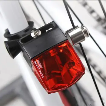 Bicicleta De Cauda Luz Impermeável Poder Magnético Gerar Luz De Advertência De Bicicleta, Equipamento Acessórios