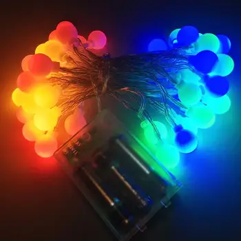 Cadeia de Bolas de Luz do Brilho Alto de Decoração Multifunção LED String Lâmpadas de Iluminação do Pátio de Cadeias de caracteres