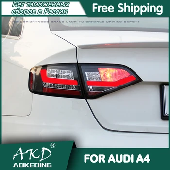Carro Audi A4 2009-2012 Cauda Lâmpada Led Luzes de Nevoeiro DRL Hella Ajuste de Luz de Acessórios para carros Audi A4 Luzes da Cauda