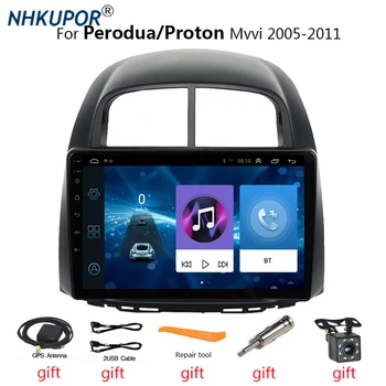 Carro Rádio Android Auto Leitor Multimédia Para Perodua/Proton Myvi 2005-2011 Carplay 2din GPS Navagation Autoradio de Áudio Bluetooth