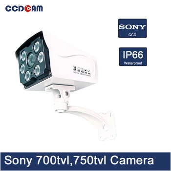 CCDCAM 6pcs Matriz luz 700 TVL,750 TVL,800 TVL Sony CCD sensor da câmera à prova d'água para o sistema de CFTV