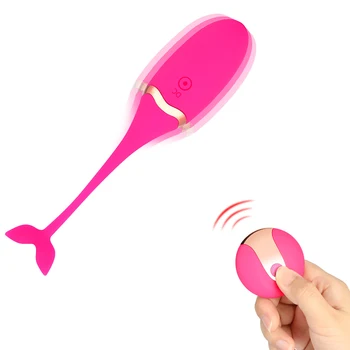 Controle Remoto sem fio Ovo Vibrador de Recarga USB Estimulador de Clitóris Bala de Vibração Vaginal Bola de Massagem Brinquedos Sexuais para as Mulheres
