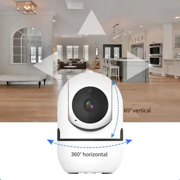 Câmera IP Inteligente de Visão Noturna Leve wi-Fi em Casa Câmera do CCTV da Segurança para Interior